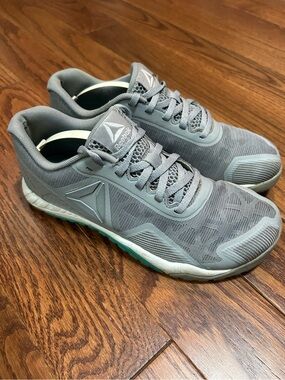 Reebok ROS Workout TR 2.0 Cross-Trainer  Size 7 Grey Teal
